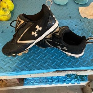Under Armour cleats, size 10